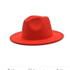 Red Fedora Hat